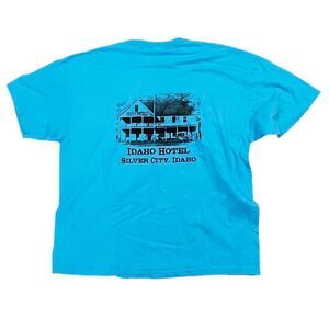 Vintage Hanes Beefy-T Idaho Hotel Silver City Shirt